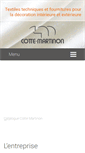 Mobile Screenshot of cotte-martinon.com